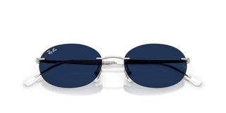 Ray-Ban RB 3767 unisex Silver Oval Sunglasses