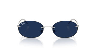 Ray-Ban RB 3767 unisex Silver Oval Sunglasses