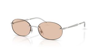 Ray-Ban RB 3767 unisex Silver Oval Sunglasses