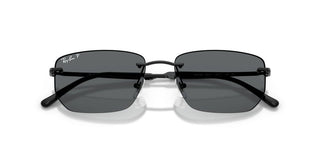 Ray-Ban RB 3768 unisex Black Rectangle Sunglasses