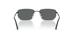 Ray-Ban RB 3768 unisex Black Rectangle Sunglasses