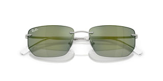 Ray-Ban RB 3768 unisex Silver Rectangle Sunglasses