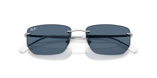 Ray-Ban RB 3768 unisex Silver Rectangle Sunglasses