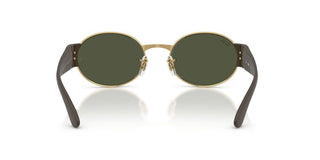 Ray-ban Rb 3770 Unisex Gold Oval Sunglasses