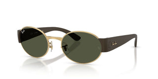 Ray-Ban RB 3770 unisex Gold Oval Sunglasses