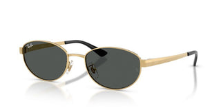 Ray-Ban RB 3774D unisex Gold Oval Sunglasses