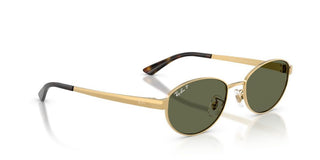 Ray-Ban RB 3774D unisex Gold Oval Sunglasses