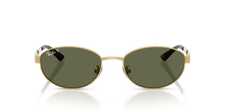 Ray-Ban RB 3774D unisex Gold Oval Sunglasses