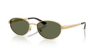 Ray-Ban RB 3774D unisex Gold Oval Sunglasses