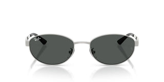 Ray-Ban RB 3774D unisex Silver Oval Sunglasses