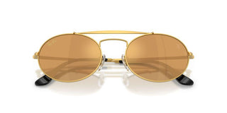 Ray-Ban RB 3775M unisex Gold Round Sunglasses