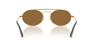 Ray-Ban RB 3775M unisex Gold Round Sunglasses