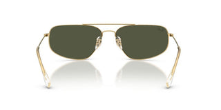 Ray-Ban RB 3780 unisex Gold Geometric Sunglasses