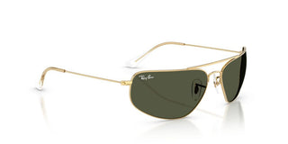 Ray-Ban RB 3780 unisex Gold Geometric Sunglasses
