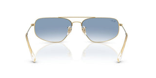 Ray-Ban RB 3780 unisex Gold Geometric Sunglasses