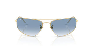 Ray-Ban RB 3780 unisex Gold Geometric Sunglasses