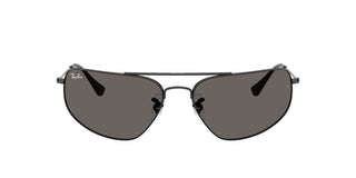 Ray-Ban RB 3780 unisex Black Geometric Sunglasses