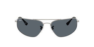 Ray-Ban RB 3780 unisex Ruthenium Geometric Sunglasses