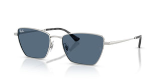 Ray-ban Rb 3783 Unisex Silver Geometric Sunglasses