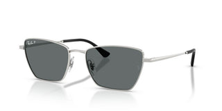 Ray-ban Rb 3783 Unisex Silver Geometric Sunglasses