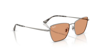 Ray-Ban RB 3783 unisex Ruthenium Geometric Sunglasses