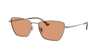 Ray-ban Rb 3783 Unisex Ruthenium Geometric Sunglasses