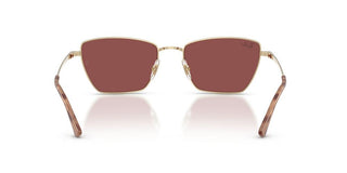 Ray-ban Rb 3783 Unisex Gold Geometric Sunglasses