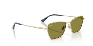 Ray-Ban RB 3783 unisex Gold Geometric Sunglasses