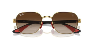 Ray-ban Rb 3794m Unisex Gold Pilot Sunglasses