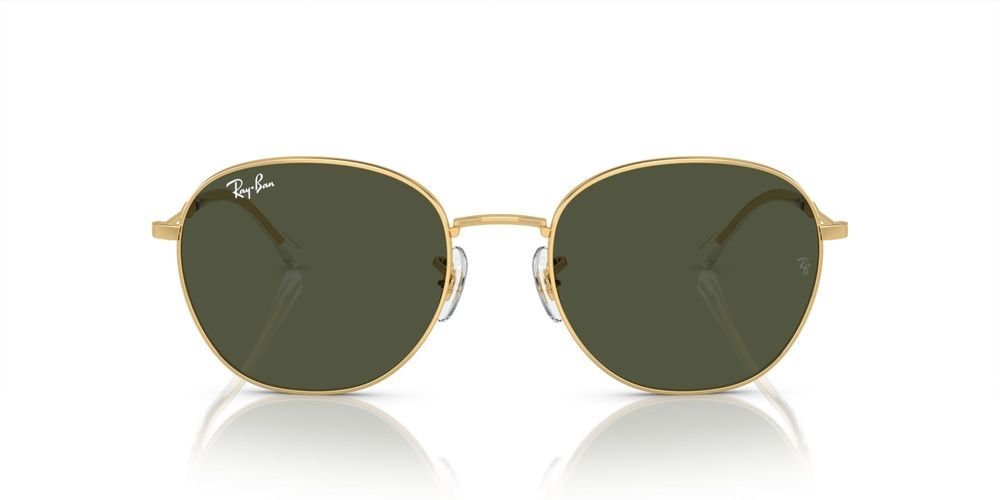 Ray-Ban RB 3809 unisex Gold Squared Sunglasses – Otticanet USA