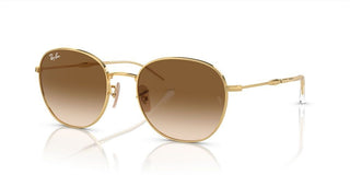 Ray-Ban RB 3809 unisex Gold Squared Sunglasses