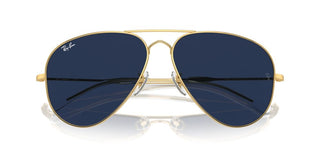 Ray-ban Rb 3825 Unisex Gold Pilot Sunglasses