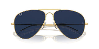 Ray-ban Rb 3825 Unisex Gold Pilot Sunglasses