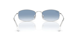 Ray-Ban RB 3832 unisex Silver Rectangle Sunglasses