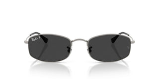 Ray-ban Rb 3832 Unisex Ruthenium Rectangle Sunglasses