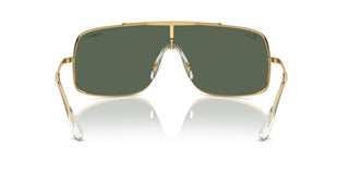 Ray-ban Rb 3897 Unisex Gold Shield Sunglasses