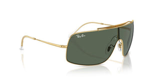 Ray-ban Rb 3897 Unisex Gold Shield Sunglasses