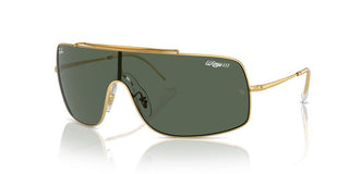 Ray-ban Rb 3897 Unisex Gold Shield Sunglasses