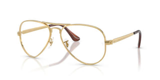 Ray-Ban RB 3925V unisex Gold Pilot Eyeglasses
