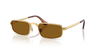 Ray-Ban RB 3927 unisex Gold Rectangle Sunglasses