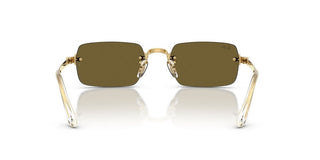 Ray-Ban RB 3928 unisex Gold Rectangle Sunglasses