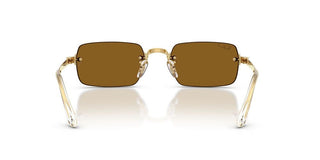 Ray-Ban RB 3928 unisex Gold Rectangle Sunglasses