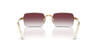 Ray-Ban RB 3928 unisex Gold Rectangle Sunglasses