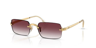 Ray-Ban RB 3928 unisex Gold Rectangle Sunglasses