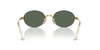 Ray-Ban RB 3929 unisex Gold Oval Sunglasses
