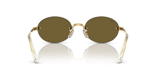 Ray-Ban RB 3929 unisex Gold Oval Sunglasses