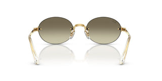 Ray-Ban RB 3929 unisex Gold Oval Sunglasses