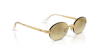 Ray-Ban RB 3929 unisex Gold Oval Sunglasses