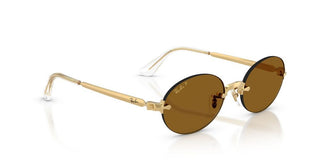 Ray-Ban RB 3929 unisex Gold Oval Sunglasses