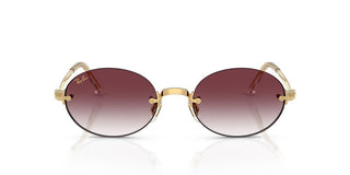 Ray-Ban RB 3929 unisex Gold Oval Sunglasses